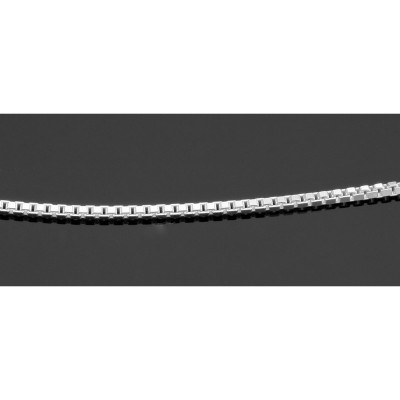 Box Chain Necklace - 20 inch - Sterling Silver - C-BOX-20