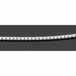 Box Chain Necklace - 30 inch - 1.3mm - Sterling Silver