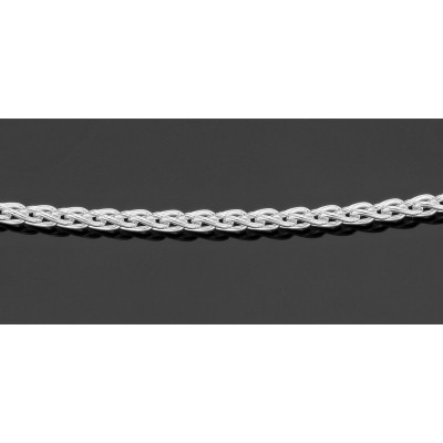 Spiga / Wheat Chain Necklace - 18 inch - Sterling Silver - C-SPIGA-18