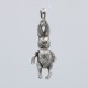 Moveable Rabbit Pendant Charm Arms, Legs & Head move in pure Sterling Silver - CH-6498