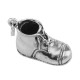 Sterling Silver Baby Shoe Charm or Pendant - Engravable - CH-100