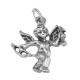 Cute Cherub / Angel / Cupid Charm or Pendant in Fine Sterling Silver - CH-102