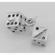 Lucky Dice Charm or Pendant - Sterling Silver - CH-103