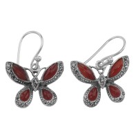 Gemstone / Marcasite Earrings
