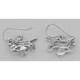 Horse Earrings with Pink Mother of Pearl - Sterling Silver - E-893