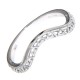 Matching Band for FR-1837 14kt White Gold Filigree Ring - FRB-1837-WG