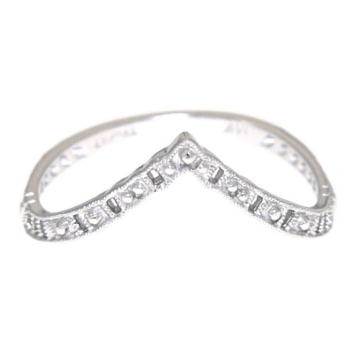 Matching Band for FR-1842 14kt White Gold Filigree Ring - FRB-1842-WG