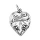 Heart Pendant Charm with Bells - Sterling Silver - HC-8