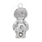 Sterling Silver Raggedy Ann Christmas / Holiday Ornament