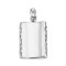 Sterling Silver Rectangular Shaped Pendant w/ Border Design