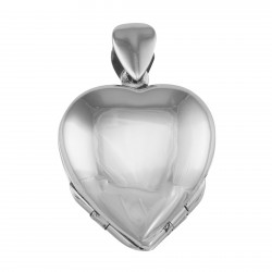 4 Photo Clover Heart Locket - Small - Sterling Silver