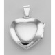 Antique Style Scroll Design Filigree Heart Locket - HP-70
