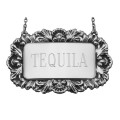 Tequila Liquor Decanter Label / Tag - Sterling Silver