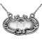 Rum Liquor Decanter Label / Tag - Sterling Silver