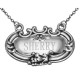 Sherry Liquor Decanter Label / Tag - Sterling Silver - LL-408