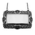 Blank Liquor Decanter Label / Tag - Sterling Silver