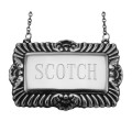 Scotch Liquor Decanter Label / Tag - Sterling Silver