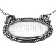 Bourbon Liquor Decanter Label / Tag - Oval beaded Border - Made in USA - LL-806