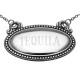 Tequila Liquor Decanter Label / Tag - Oval beaded Border - Made in USA - LL-809