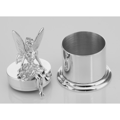 Beautiful Baby Keepsake Sterling Silver Tooth Fairy or First Curl Box made in USA - ML-4811