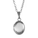 Sterling Silver Baby Oval Locket - 8 x 10mm Made in USA - MM-524