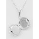 Sterling Silver Baby Round Locket with Chain - 10mm - MM-526