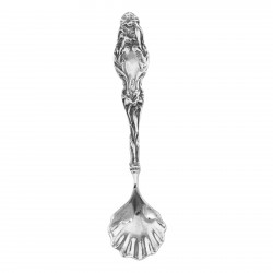 Vintage Style Sterling Silver Master Salt Spoon Vintage Style Sterling Silver Master Salt Spoon