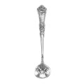 Vintage Style Floral Rose Design Sterling Silver Master Salt Spoon Vintage Style Floral Rose Design Sterling Silver Master Salt Spoon