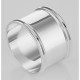 Sterling Silver Napkin Ring - Round - Made in Italy - NR-41