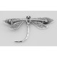 Dragonfly Pin - Sterling Silver - P-33026