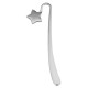 Beautiful Star Shaped Bookmark Silver Plated - Free Engraving - PL-3215