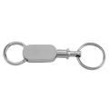 Nickel Plated Valet Keychain - Free Engraving