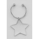 Engravable Star Keychain with Crystal Accents - Free Engraving - PL-3236