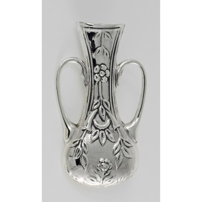 Floral Vase Pin - Sterling Silver - PX-8052