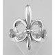 Classic Fleur de Lis Ring - Sterling Silver - R-2818