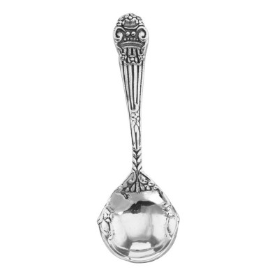 ss325 - Vintage Style Sterling Silver Salt Spoon - SS-325