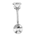 Heart Bowl Style Sterling Silver Salt Spoon Heart Bowl Style Sterling Silver Salt Spoon