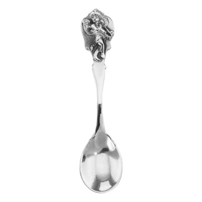 ss66219 - Angel Style Sterling Silver Salt Spoon - SS-66219