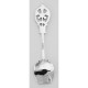Antique Renaissance Style Sterling Silver Salt Spoon - SS-702 Antique Renaissance Style Sterling Silver Salt Spoon - SS-702