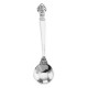 ss705 - Acanthus Style Sterling Silver Salt Spoon - SS-705