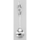Classic Chevel Style Sterling Silver Salt Spoon - SS-706