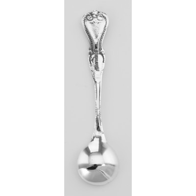 ss8 - Vintage Style Sterling Silver Salt Spoon - SS-8