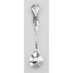 ss8 - Vintage Style Sterling Silver Salt Spoon - SS-8