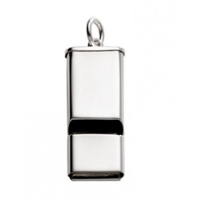 Sterling Silver Whistle Pendant - Made in USA - TX-821