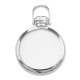 Sterling Engravable Round Perfume Bottle Pendant - Made in USA - TX-597-P
