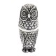 Antique / Vintage Style Highly Detailed Owl Pin Cushion in Fine Sterling Silver - X-007