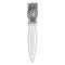 Highly Detailed Owl Bookmark in Fine Sterling Silver