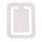 Sterling Silver Rectangle Bookmark - Made in USA